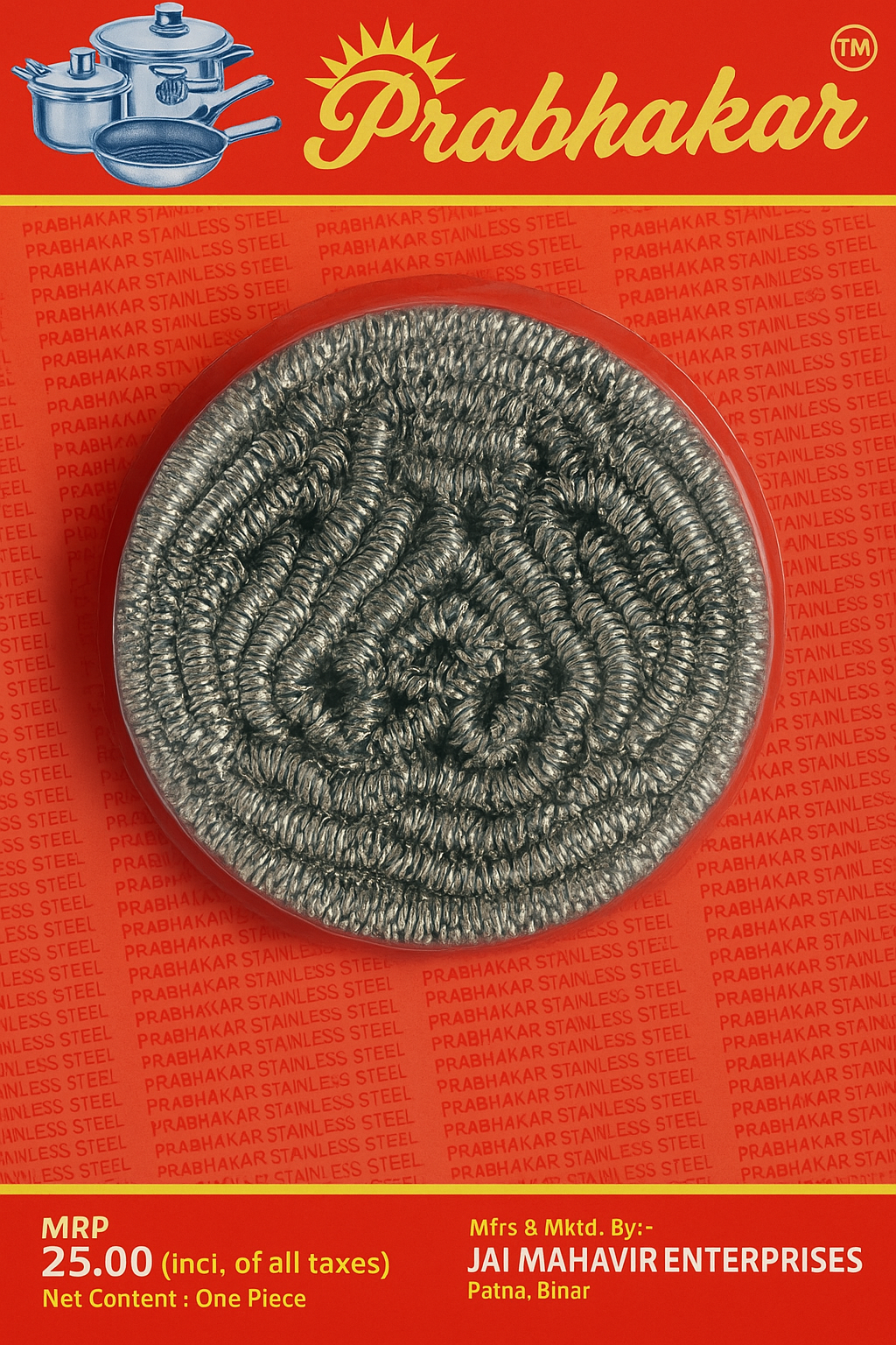 Prabhakar Steel Scrubber